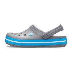 Sandália, Crocs, Crocband, Charcoal/ocean, 43, Adulto Unissex