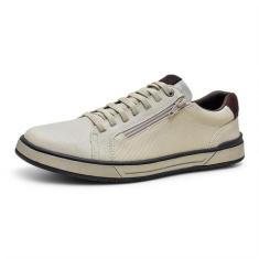 Tênis Sapatenis Masculino Vegano Street DIfranca - 50432 - Branco - BR