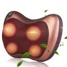 Encosto Massageador Shiatsu Lombar Pescoço Veicular E Casa - ALMOFADA 