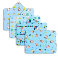 Toalha De Banho Para Bebê Corrida Turma Da Mônica E Cebolinha 70 Cm X 