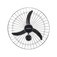 Ventilador de Parede 60 CM 220V NEW Premium Preto Ventisol, Preto, 220