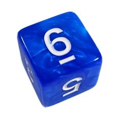 Dado D6 Marmorizado - RPG