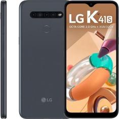 Smartphone LG K41S - Titânio - 32GB - ram 3GB - Octa Core - 4G - 4 Câmeras - Tela 6.5 - Android 9 - Seminovo