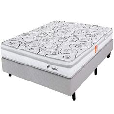 Cama Box com Colchão Queen Firme Espuma D28 158x198x34cm BF Colchões