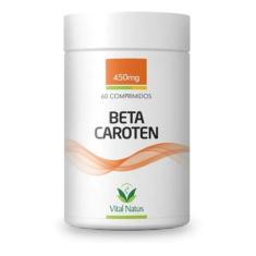 Betacaroteno 450Mg -100% Natural - 60 Comprimidos - Vital Natus
