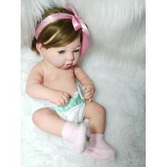 Bebe Reborn Mega Oferta - Kelly lemos  bebes  reborn  , Branco