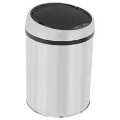 Lixeira Automática Inox com Sensor Balde Interno Removível 9 Litros - 