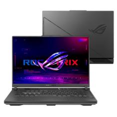 Notebook Gamer ROG Strix G16 G614JI NVIDIA RTX4070 Intel Core i9 13980HX 32GB Ram 1TB SSD Windows 11 Tela 16&quot; 240Hz FHD Gray - N4440W