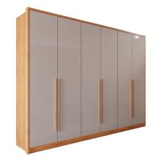 Guarda Roupa 100% MDF 6 Portas 5 Gavetas Moscou - Mais Móveis