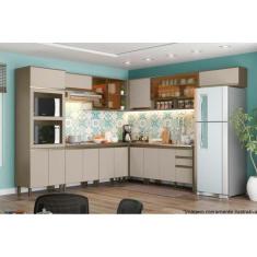 Kit de Cozinha Completa 14 Peças Connect 1 (5 Armários + 4 Balcões + 1