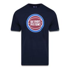 Camiseta New Era Nba Detroit Pistons Manga Curta