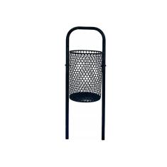 Lixeira para Pátios e Parques Redonda em Tela de Moeda