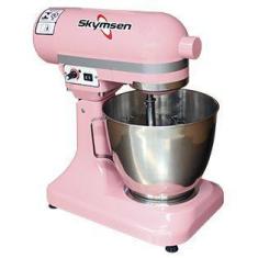 Batedeira Planetária Rosa Skymsen Siemsen Bps05n 5 Litros, 220V