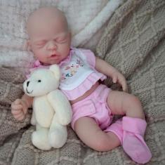 Bebê Reborn Boneca Silicone Sólido 35cm Brastoy Original Pode Tomar Ba