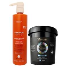 Kit Arvensis Cachos Ondulados Ativador 500ml + Máscara 450g
