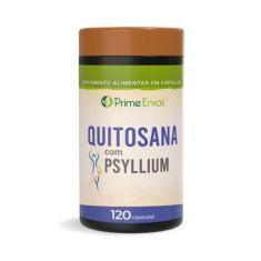 Quitosana com Psyllium 120 cápsulas Prime Ervas