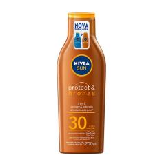 Protetor Solar Nivea Sun Protect & Bronze Fps 30 200ml
