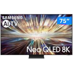 Smart TV 75 8K MINI LED Neo QLED Samsung AI Big TV QN75QN800 - VA 120H