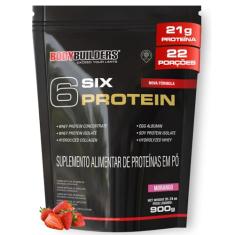 6 Six Protein Morango 900g - Bodybuilders