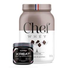 Kit Whey Protein 907g Chef Whey + Kreat Monohidratada 300g - XPro Nutrition-Unissex