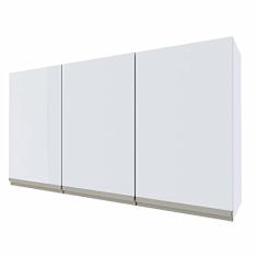 Armário Aéreo de Cozinha 3 Portas Gaia Flat 120 Cozimax Branco