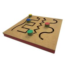 Painel Psicomotor Brinquedo Educativo e Pedagógico em MDF