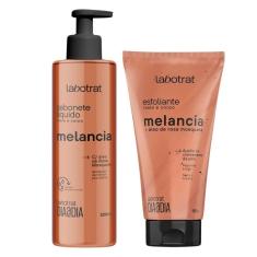 Sabonete Líquido + Esfoliante Rosto E Corpo Labotrat Melancia