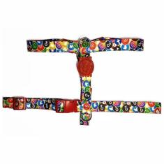 Peitoral H Ajustável Leedog Para Cães, Redes Sociais, PP