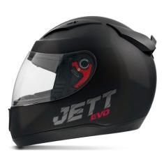 Capacete De Moto Fechado Masculino Feminino Jett Modelo Evo Line Solid