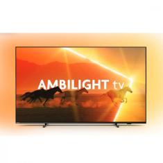 Smart TV Philips Ambilight 65 4K MiniLed Google TV Comando de Voz Dolby Vision/Atmos VRR/ALLM BT