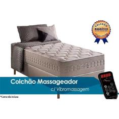 Colchão Solteirão Molas Ensacadas c/Vibro Massagem MasterPocket Commodite (96x203x34) - Anjos