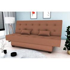 Sofá Cama Laila Veludo Ferrugem E435 - Matrix