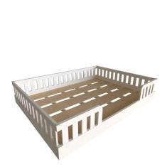 Cama Infantil Montessoriana Casal Sol Yescasa Branco