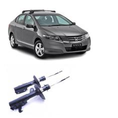 Par de Amortecedores Dianteiro Honda City DX-AT 15 16V Flex 2010 a 201