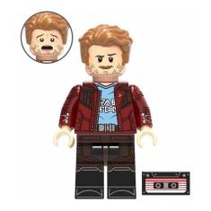 Boneco Blocos De Montar Star Lord Peter Quill Fita Cassete