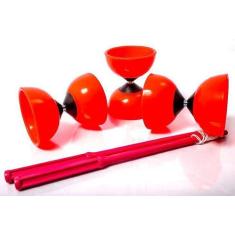 Diabolo Profissional Azul com Par de Baquetas (dimbolo,yoyo,yo-yo) - Y