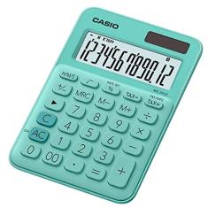 Calculadora compacta Casio de mesa c/ visor amplo 12 dígitos Casio, Turquesa