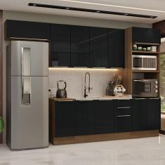 Armário de Cozinha Completa 310cm Lux Madesa 01