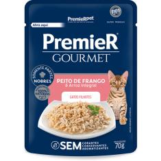 Ração Úmida PremieR Gourmet Peito de Frango e Arroz Integral para Gatos Filhotes - 70 g