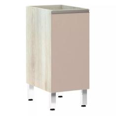 Balcão de Cozinha sem Tampo 35cm 1 Porta Luci Luciane Móveis, Legno Cr