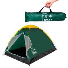 Barraca de camping iglu 4 pessoas verde com bolsa bel fix