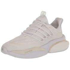 adidas Alphaboost V1 Tênis de corrida masculino, Branco nuvem/branco central/branco giz, 38
