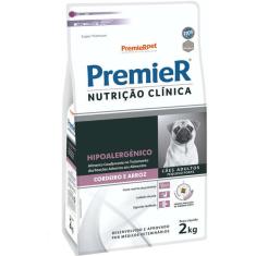 Ração Premier Nutrição Clínica Hipoalergênico Cordeiro e Arroz para Cães Adultos Pequeno Porte - 2 Kg