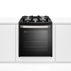 Fogão de Embutir 4 bocas Electrolux Preto Experience Mesa Vidro, Grill e VaporBake (FE4EP) 220V