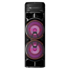 Caixa de som Acústica LG XBOOM RNC9 400w Bluetooth Wireless Party Link DJ APP Karaoke e Guitarra