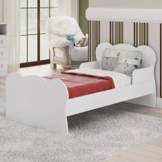 Mini Cama Infantil com Proteção Lateral Arco-íris djd Móveis