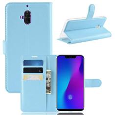 LEAGOO S10 Capa, carteira flip de couro PU premium com compartimento para cartão, suporte e fecho magnético [capa interior à prova de choque de TPU] Compatível com LEAGOO S10