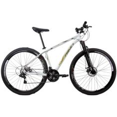 Bicicleta Aro 29 Rino Everest 24v – Freio Hidráulico, SHIMANO TZ (Branco, 21)