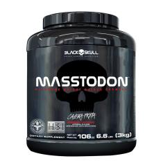 Hipercalórico Masstodon - 3kg - Black Skull Masstodon Morango 3kg