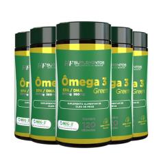 5X omega 3 puro oleo de peixe 1000MG 120CPS epa 540 dha 360 - HF SUPLE